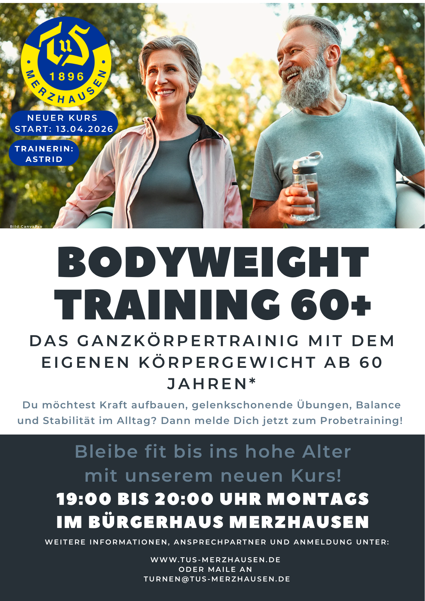 Bodyweight Training 60+